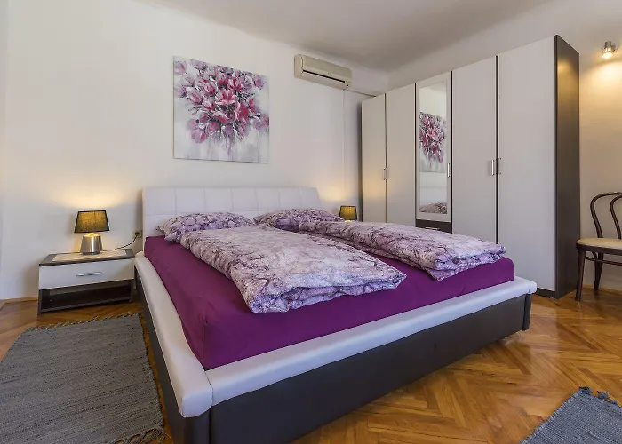 Prázdninový dům Nur 100 Meter Zum Sandstrand Mit Mediterranem Garten Crikvenica